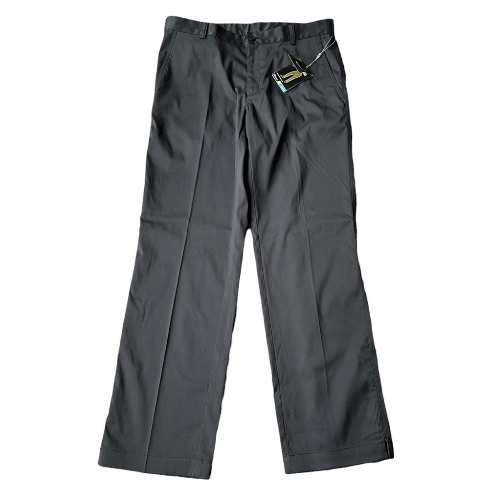 Nike Golf Dri Fit Flat‎ Front Tech  Black Pant Size: 34x32 New!
